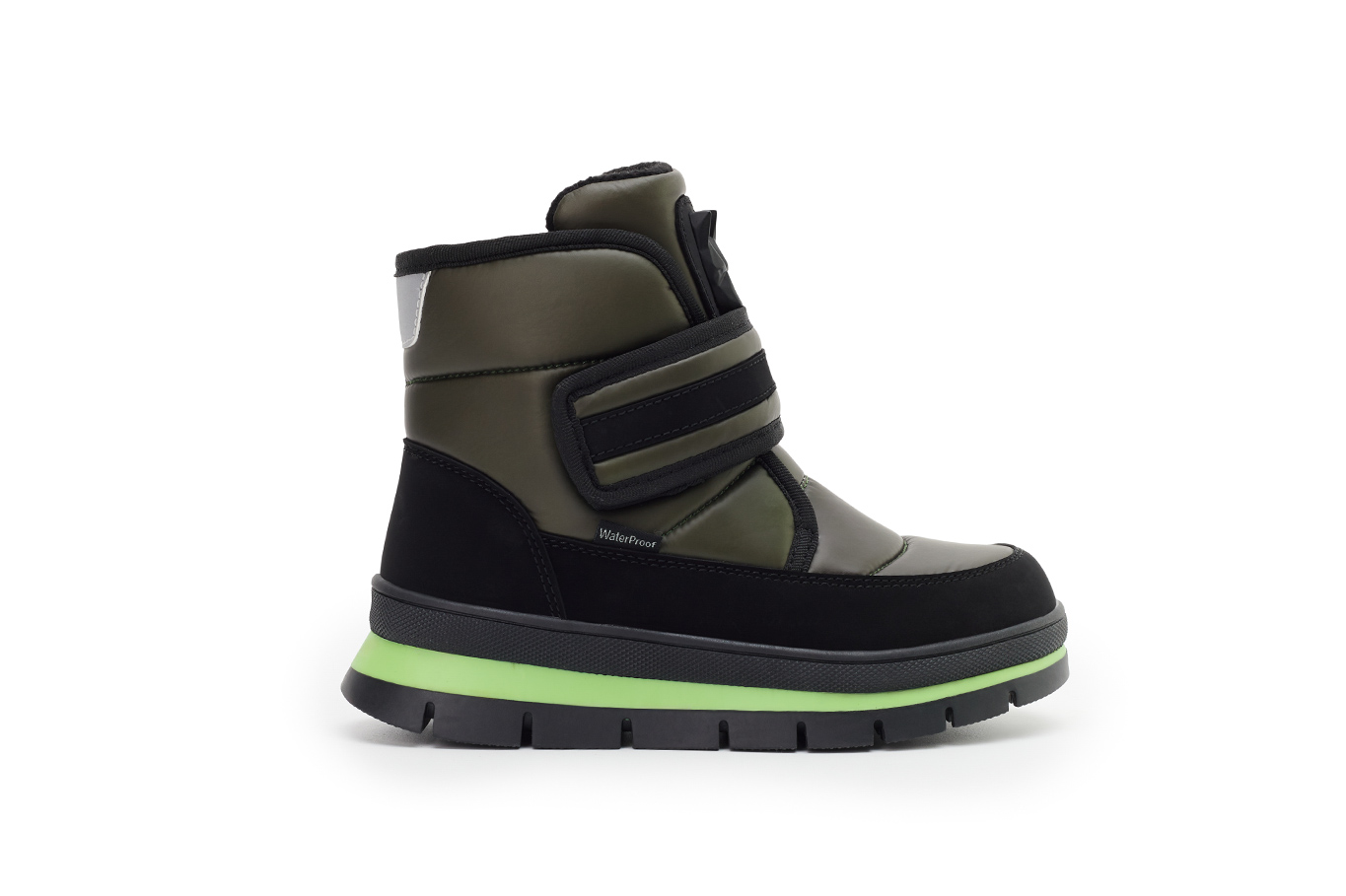 Ботинки 35210KB-1209 зеленый термохром, фото 1